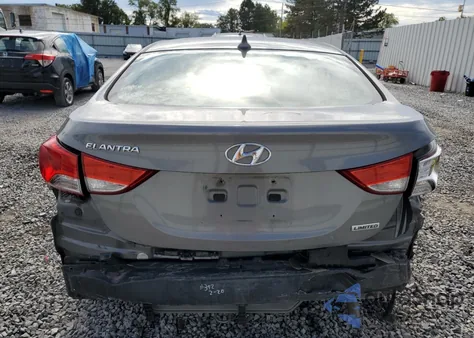 2013 Hyundai Elantra Gls z USA, uszkodzony, nr VIN 5NPDH4AE0DH153482